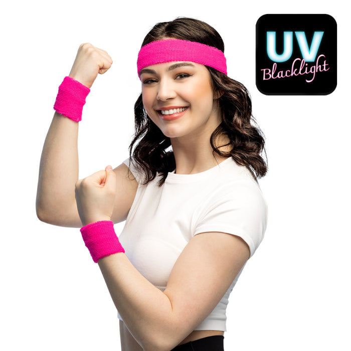 Hikinauha Setti Neon Pinkki
