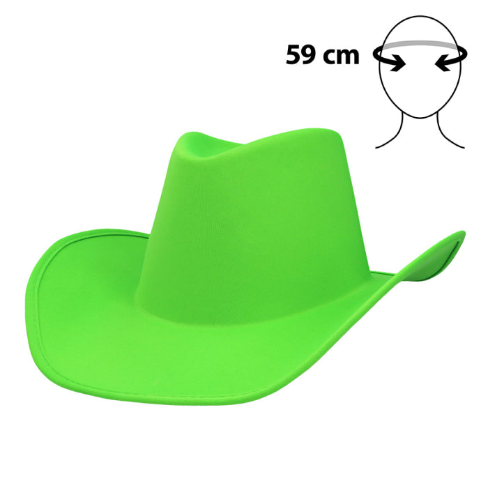 Cowboy Hattu Neon Vihreä