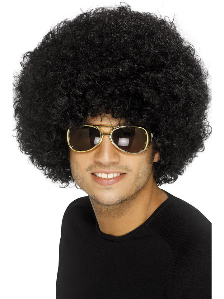 70-luvun Afro Peruukki, Musta