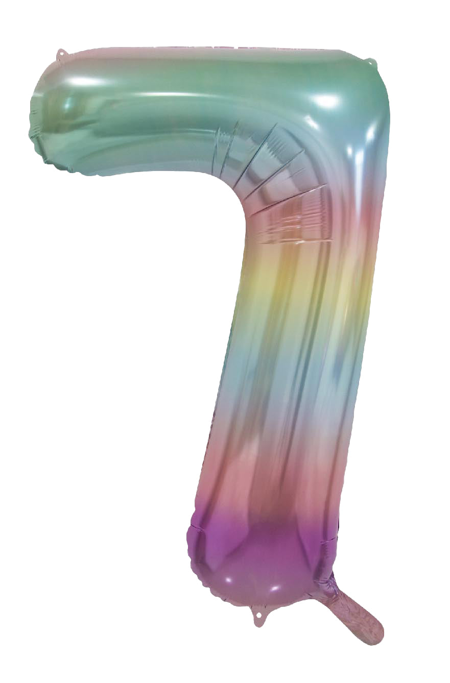 Folionumeropallo Pastelli Sateenkaari 7 86cm