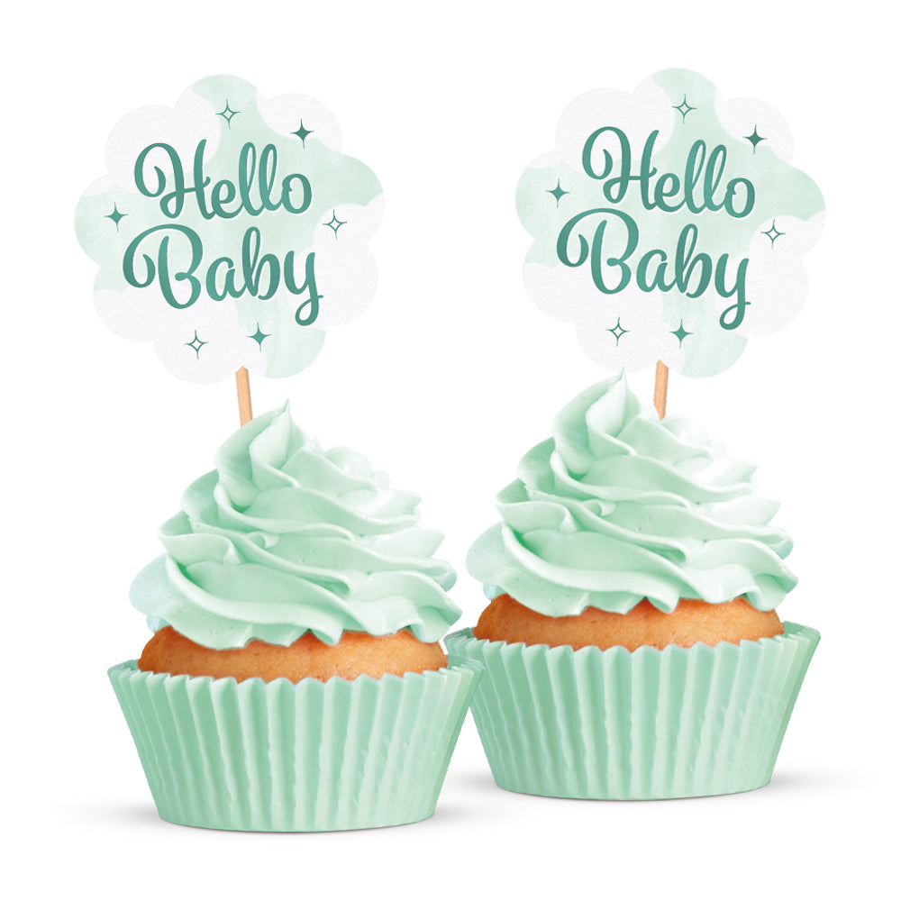 Hello Baby koristelutikut (12 kpl)