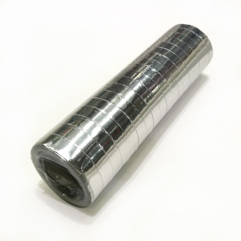 Serpentiini metallin hopea 18x4m