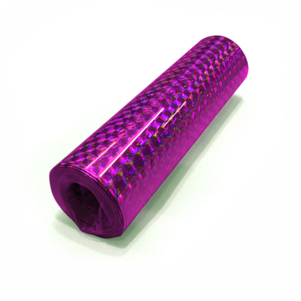 Serpentiini holograafinen pinkki 18x4m