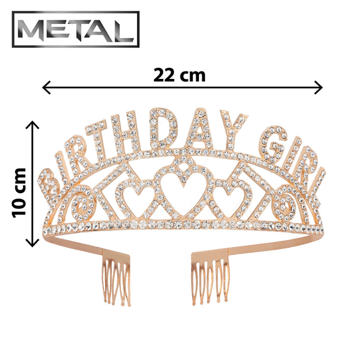 Tiara "Birthday Girl" Kulta