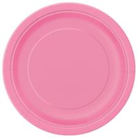 Lautanen Pinkki (8 kpl) 22cm