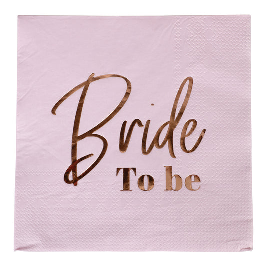 Bride To Be Lautasliina (16 kpl 33cm x 33cm)