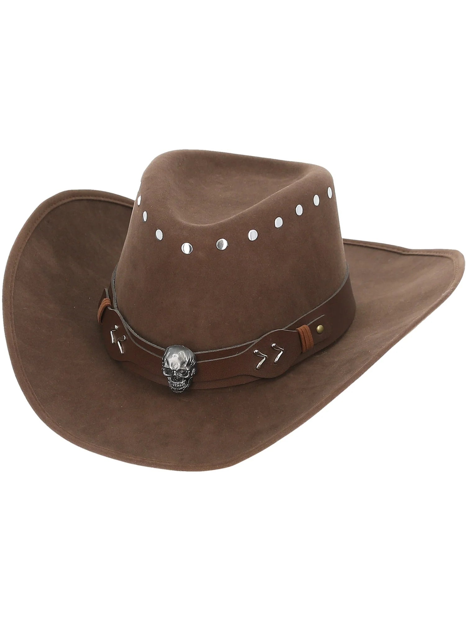 Cowboy Hattu Pääkallolla, Ruskea