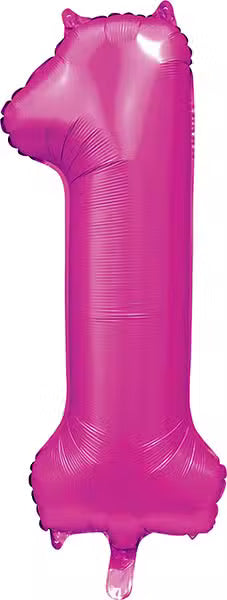 Folionumeropallo Satiini Pinkki 1 86cm