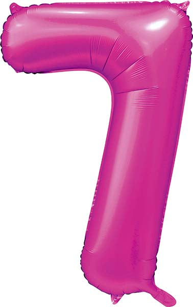 Folionumeropallo Satiini Pinkki 7 86cm
