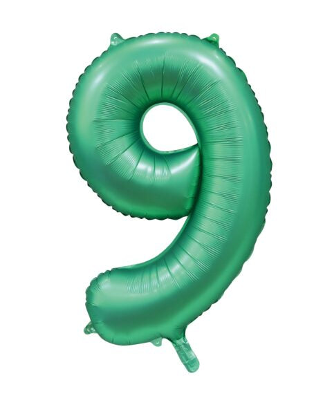 Folionumeropallo Satiini Vihreä 9 86cm