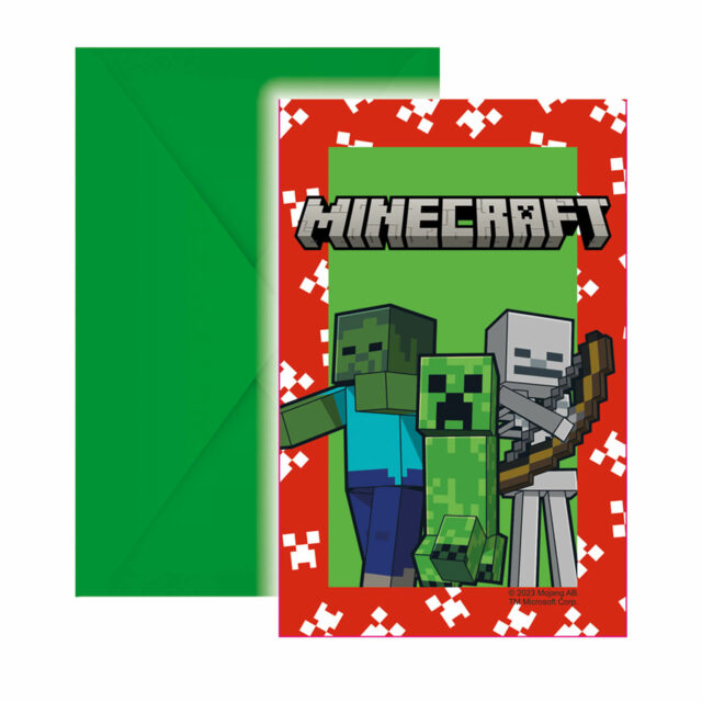 Minecraft, Kutsukortit 6 kpl