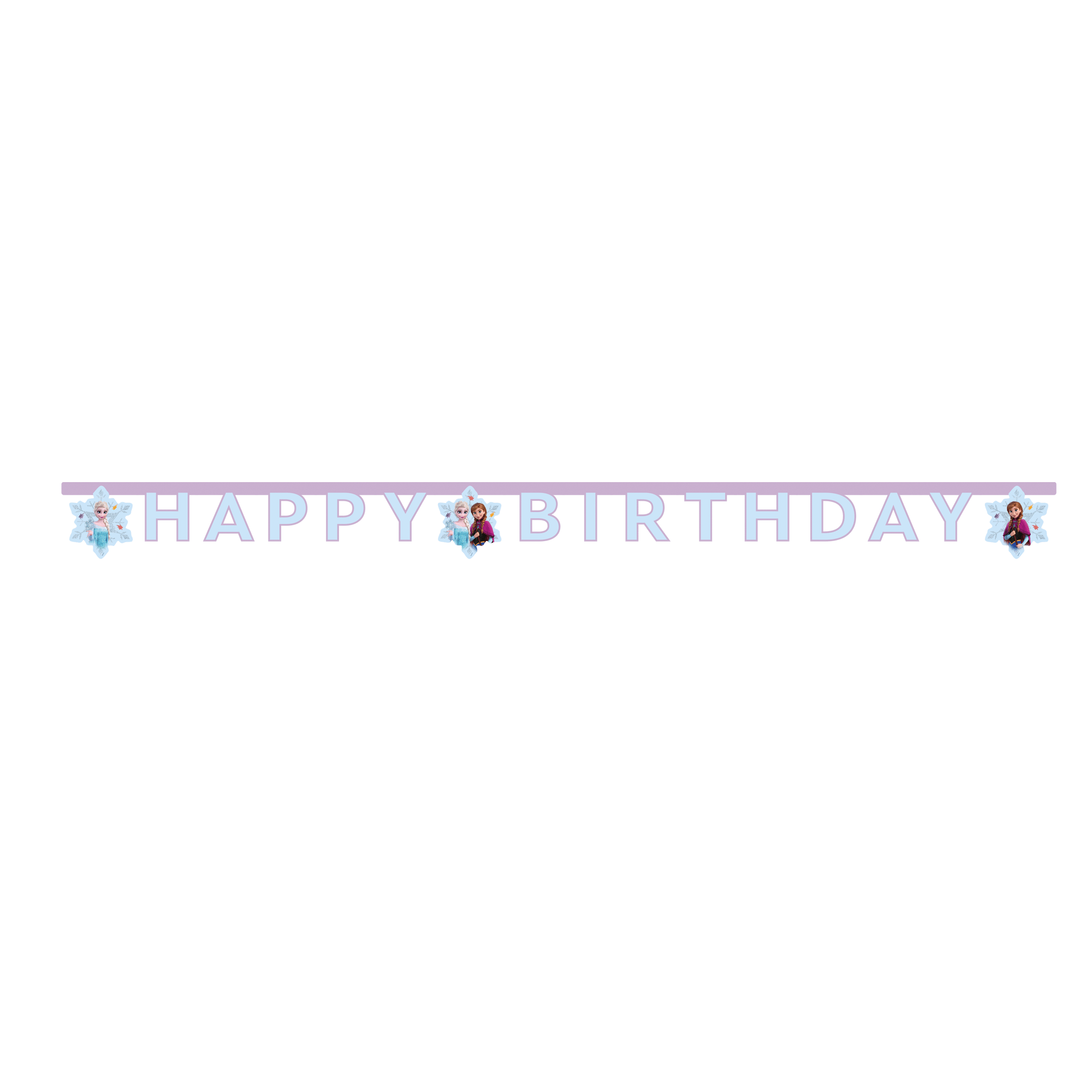Frozen Banneri "Happy Birthday" 2m