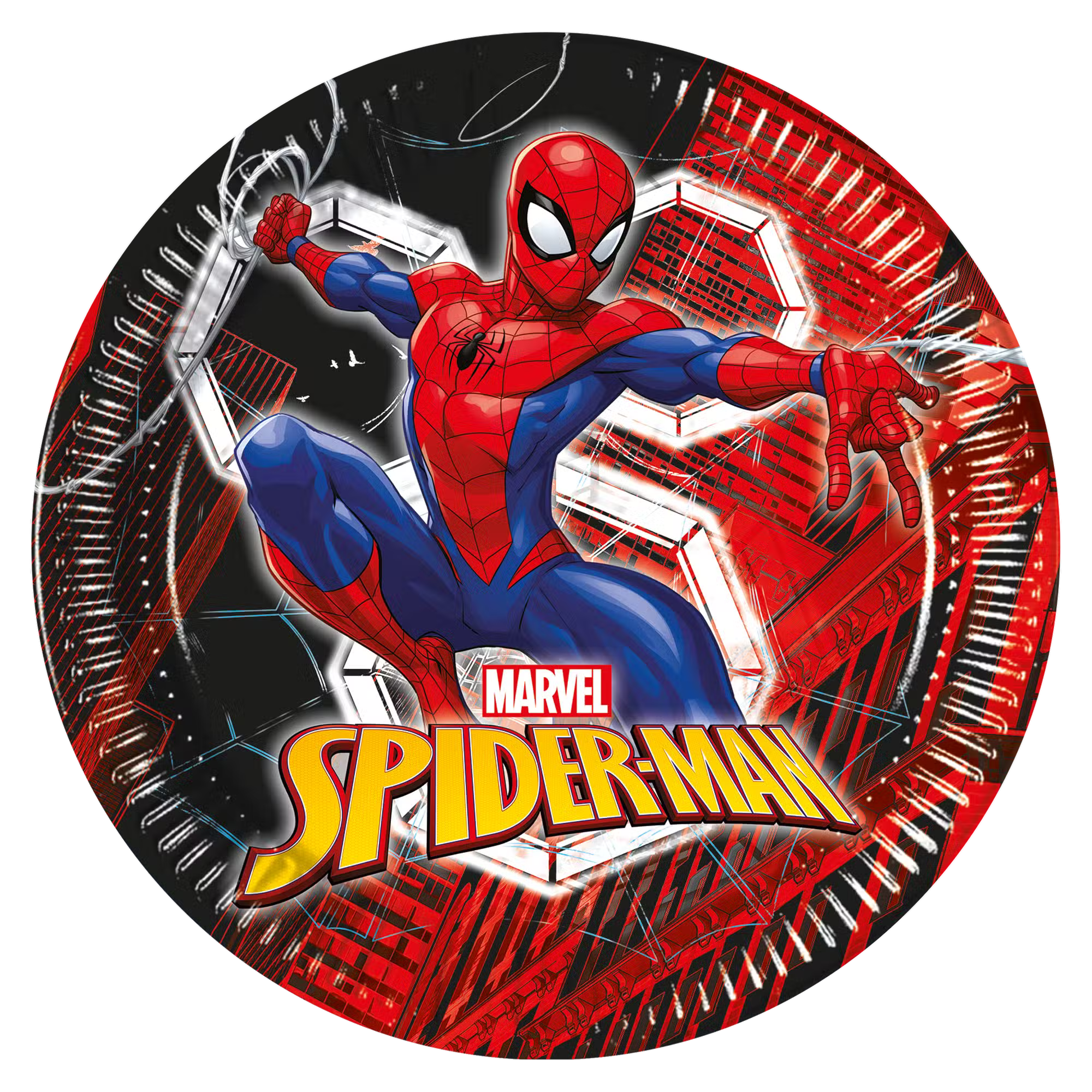 Lautanen Spiderman (23cm 8kpl)