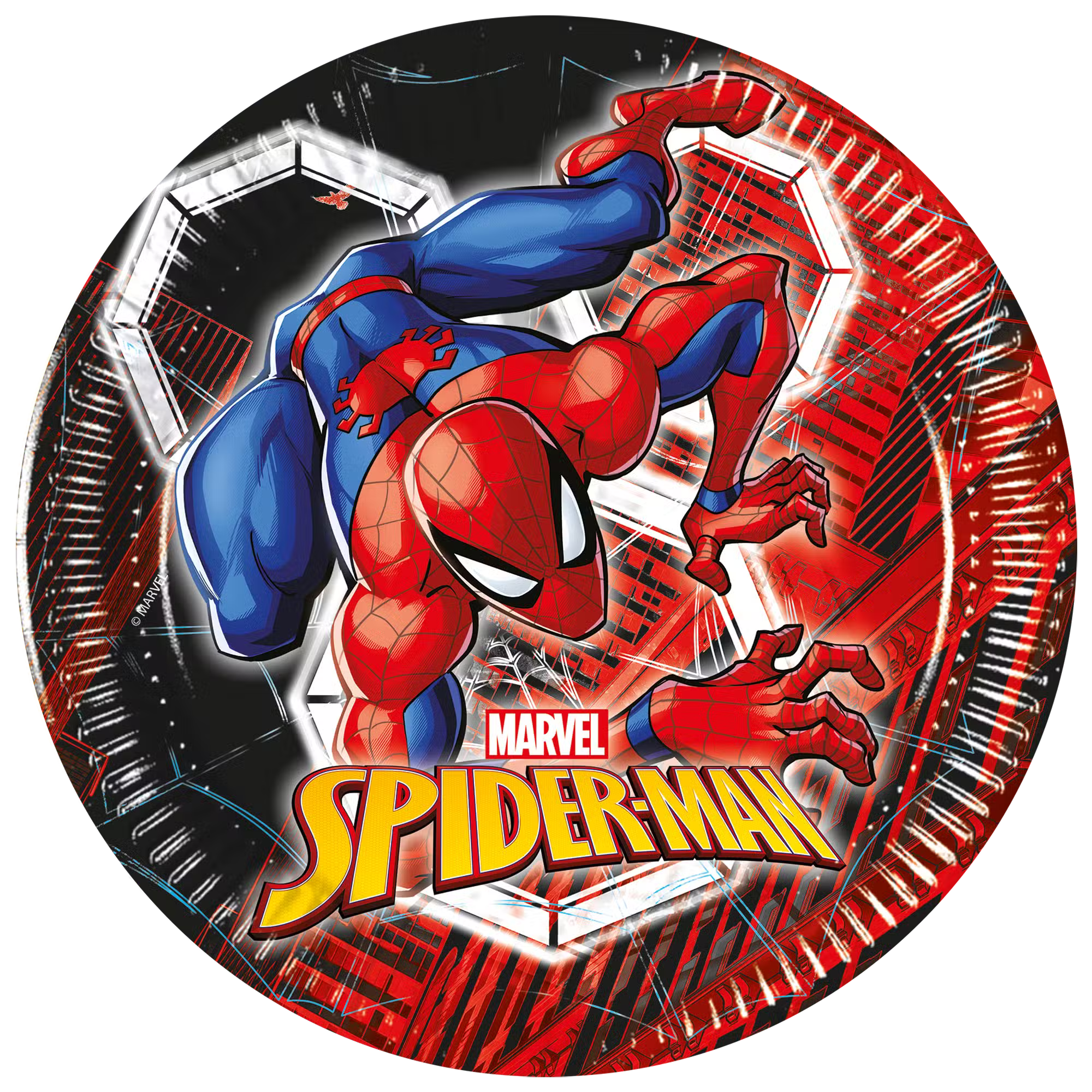 Lautanen Spiderman (20cm 8kpl)