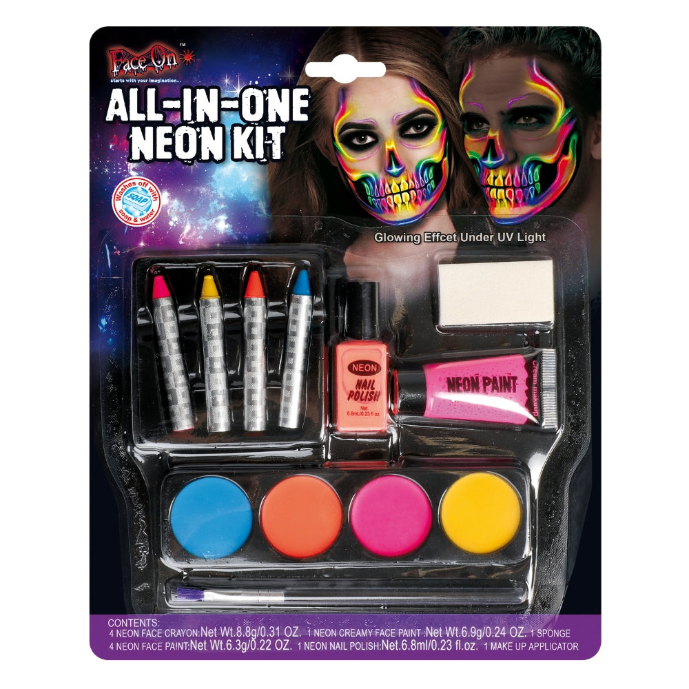 UV Meikki Setti, Neon Värit