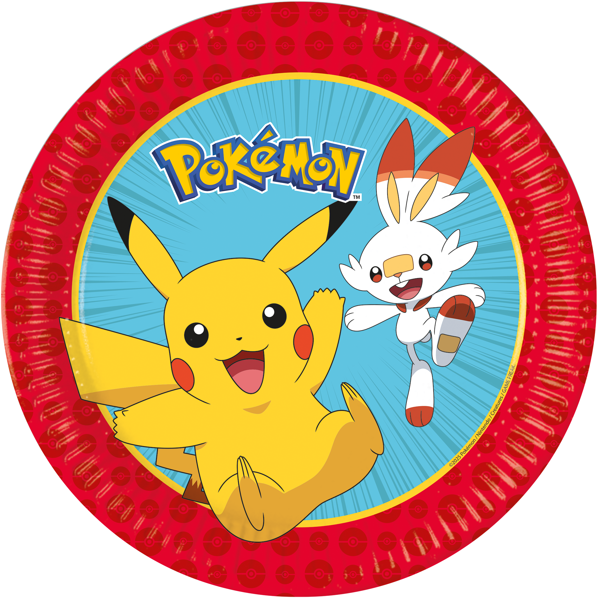 Lautanen Pokemon (23cm 8kpl)