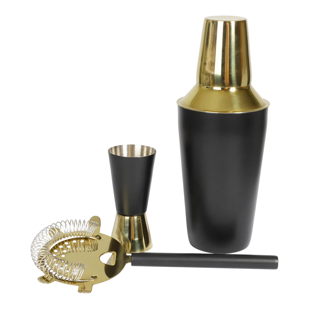 Deluxe baarisetti musta/kulta