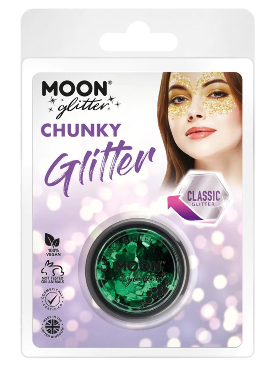 Glitterhiutale 3g, Vihreä