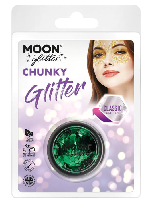 Glitterhiutale 3g, Vihreä