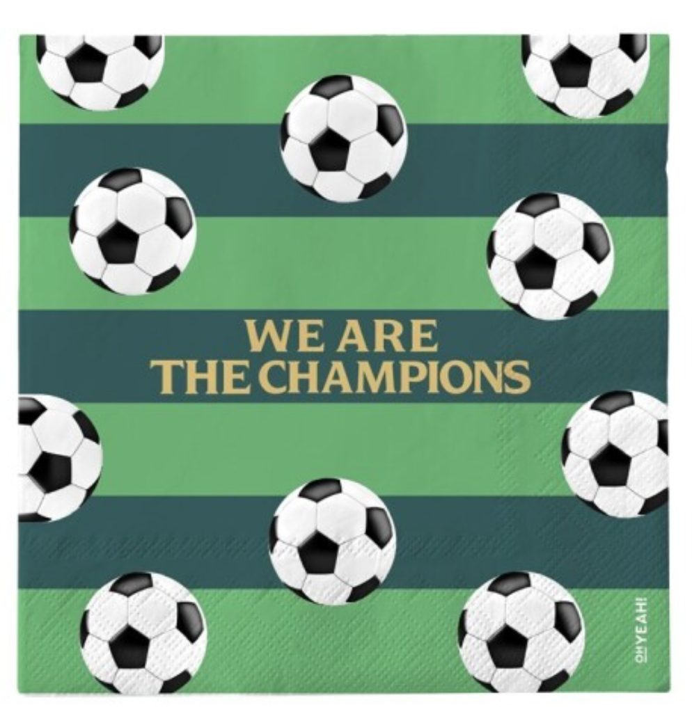 Servetti Jalkapallo "We are the champions" 20kpl