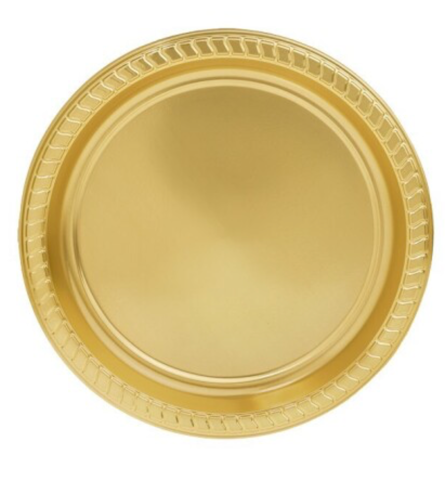 Plate Gold 18cm (10pcs)