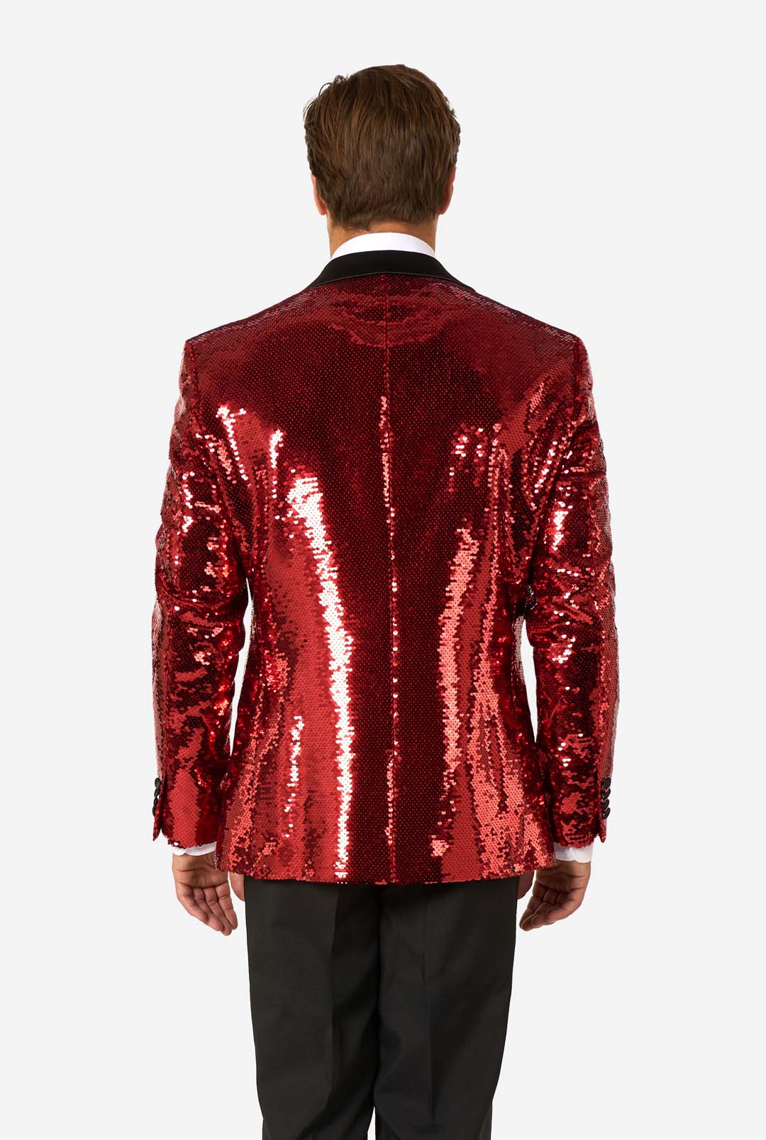 Glitterpaljetti Bleiseri Punainen
