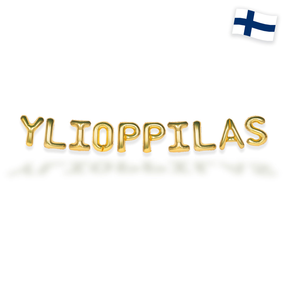 Foliopallo Viiri "Ylioppilas" Kulta