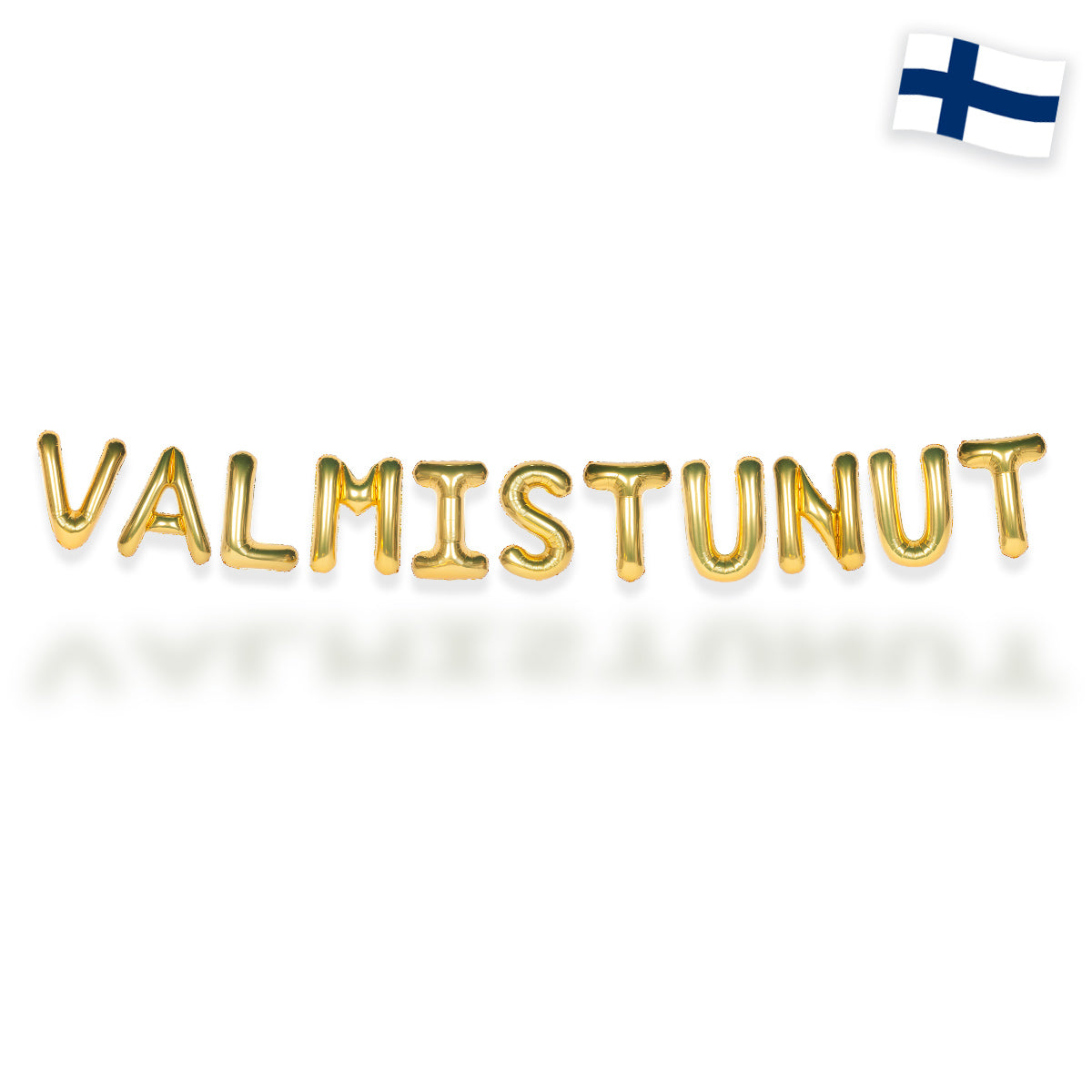 Foliopallo Viiri "Valmistunut" Kulta