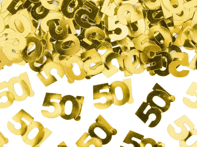 Konfetti "50" Kulta 15g