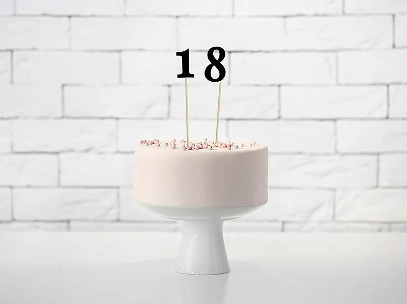 Pöytänumero, Musta 0-9