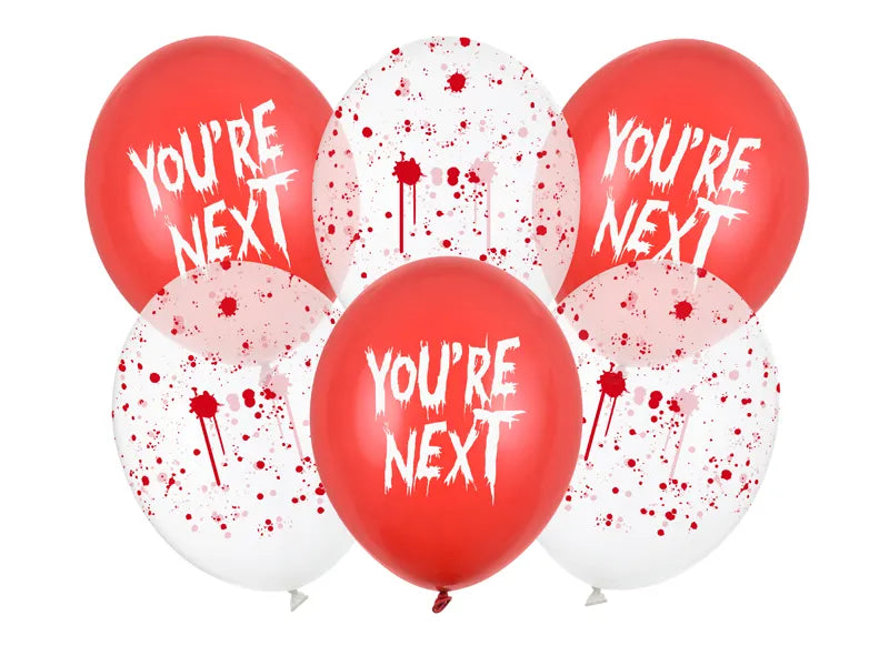 Ilmapallo Lajitelma "You´re Next", (6kpl 30cm)