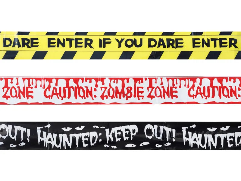 Halloween Varoitus Teipit (3 kpl)