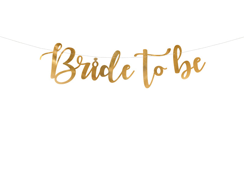 Banneri Kulta ''Bride to be'' (89x19cm)