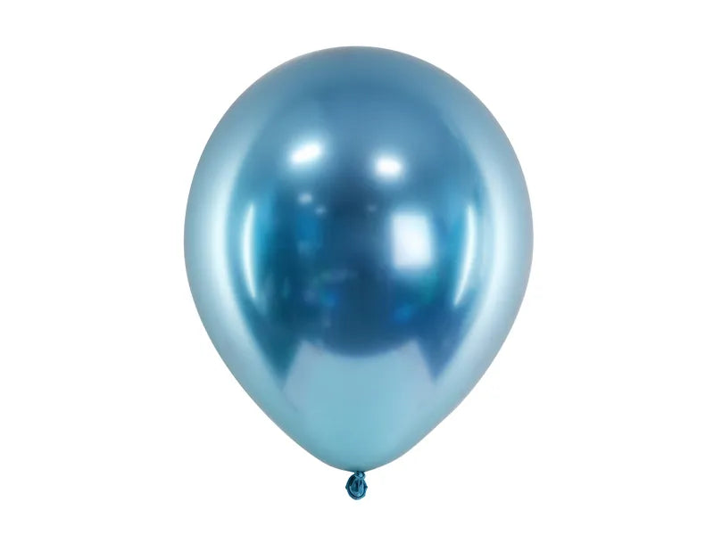 Lateksi ilmapallo Kromi Sininen (10 kpl 30cm)