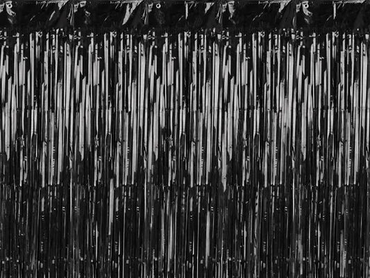 Juhlaverho Musta 90x250cm