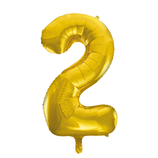 Folionumeropallo Kulta 2 86cm