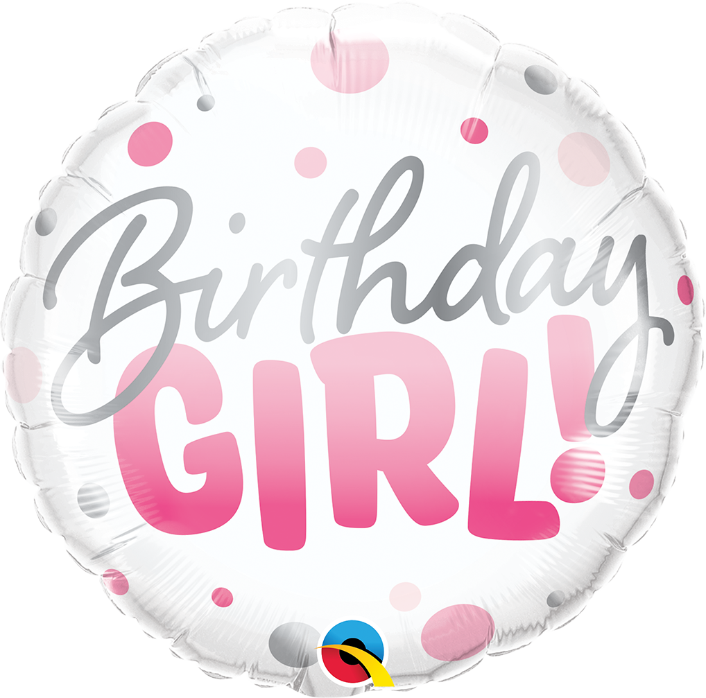 Folioilmapallo ''Birthday Girl'', 46 cm