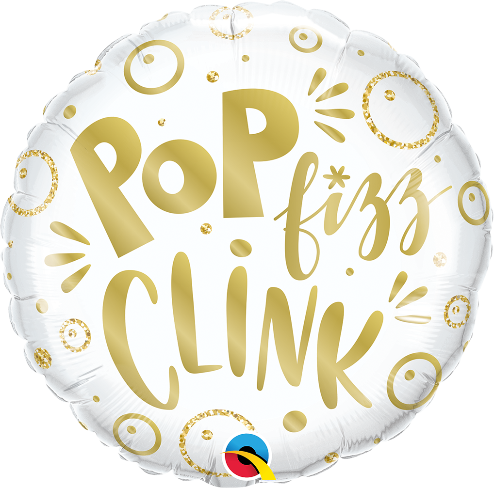 Folioilmapallo ''Pop fizz clink'', 46 cm