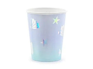 Pahvimuki Simpukka/Merenneito (6kpl)