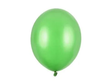 Ilmapallot metallin vihreä, 10kpl 30cm