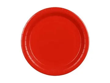 Lautanen Punainen (6kpl 23cm)