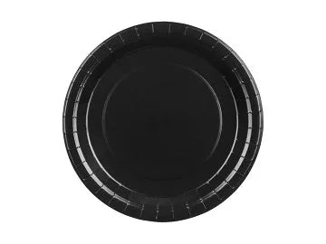 Lautanen Musta (6kpl 23cm)