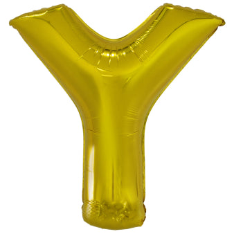 Kirjainfoliopallo Kulta Y 86cm