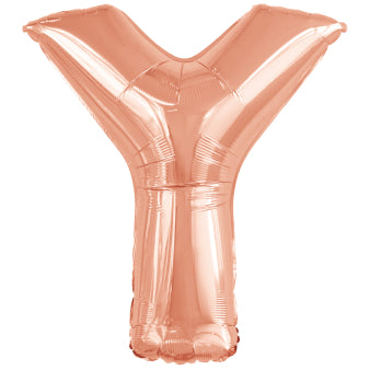 Kirjainfoliopallo Ruusukulta Y 86cm