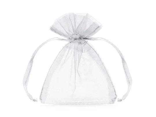 Organza Pussit, Valkoinen 10kpl