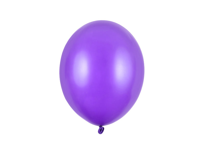Ilmapallot metallin violetti, 10 kpl 30cm