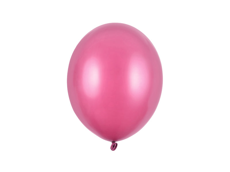 Ilmapallot metallin pinkki, 10 kpl 30cm