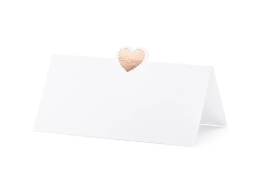 Paikkakortti Ruuuskulta Sydän (10kpl 10x5cm)
