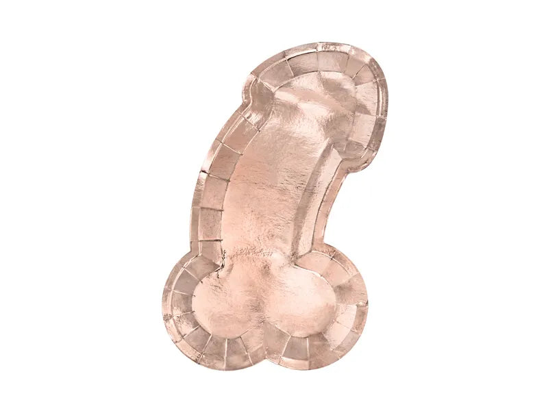 Lautanen Ruusukulta Penis (6 kpl 26x15cm)