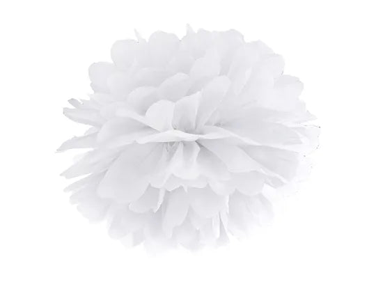 Pompom Valkoinen 35cm